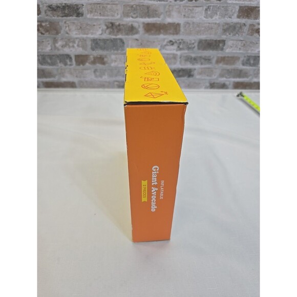 Sun Squad Inflatable Giant Avocado With Beach BallPool Float Large 57”×39x13 - Picture 5 of 9